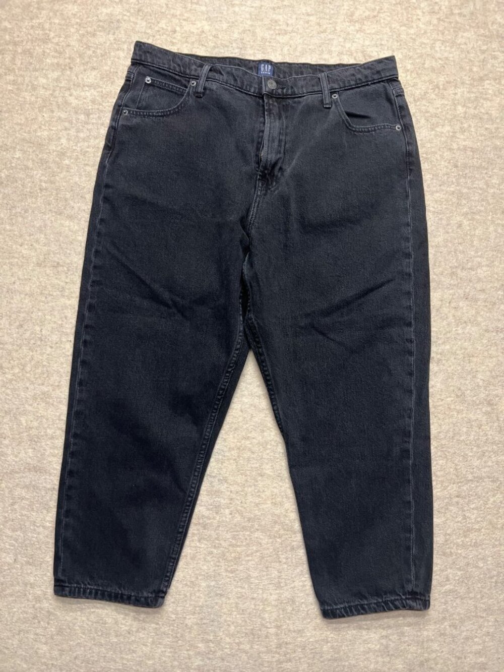 Gap Denim 1969 Black High Rise Mom Jean Size 16/33 Petite